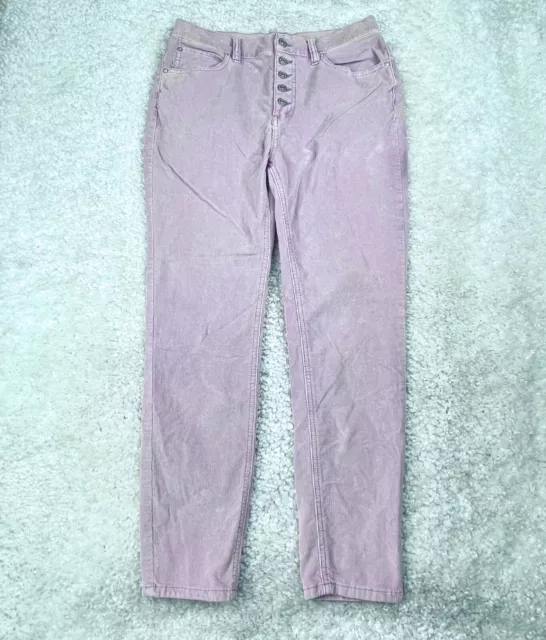 We The Free People Sun Chaser Corduroy Pants Purple Womens 29