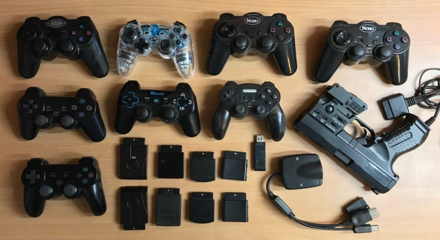 Playstation 2 PS2 Controllers - Bulk lot of 9
