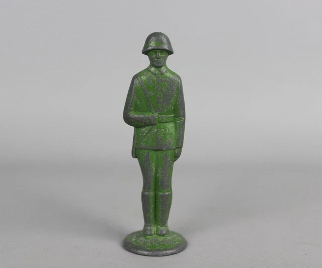 Vintage Soviet Tin toy soldier Original Military Army USSR ACTION FIGURE