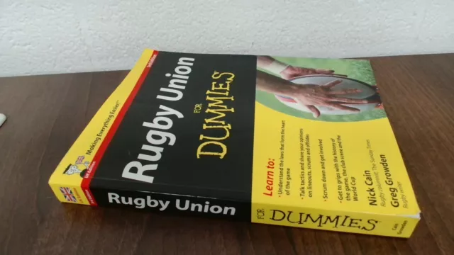 Rugby Union For Dummies, Cain, Nick, For Dummies, 2011, Paperback