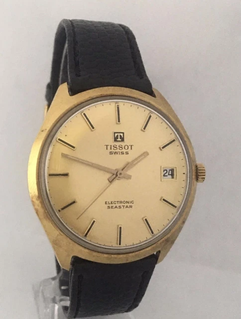Tissot seastar clearance gold plated