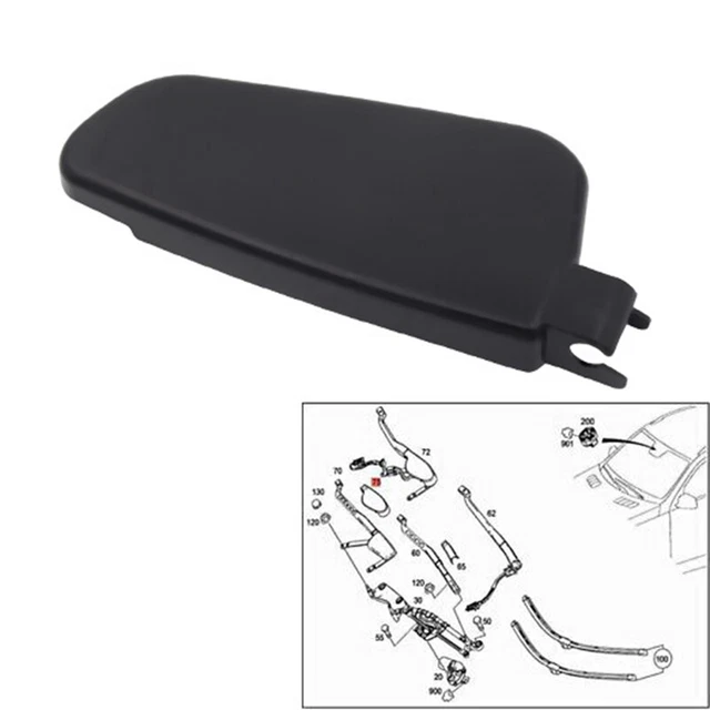 1648240049 Braccio tergicristallo lavatrice anteriore scorrevole destro per W166 GLE350 D8M6