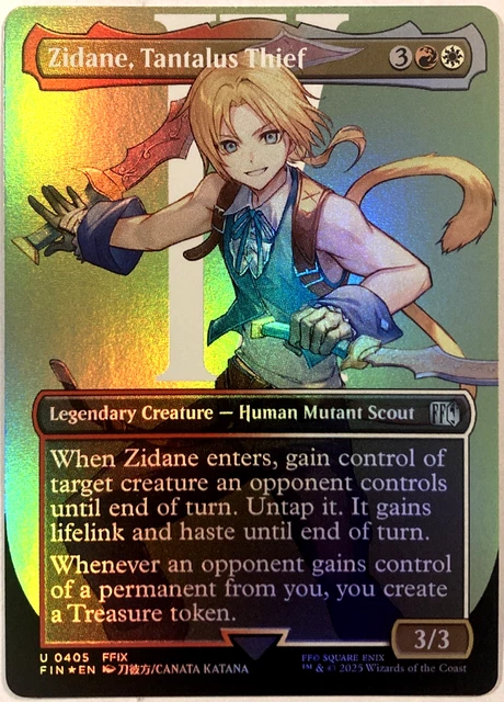 ZIDANE TANTALUS THIEF NM Borderless Surge Foil MTG Final Fantasy Japanese  Magic $4.00 - PicClick