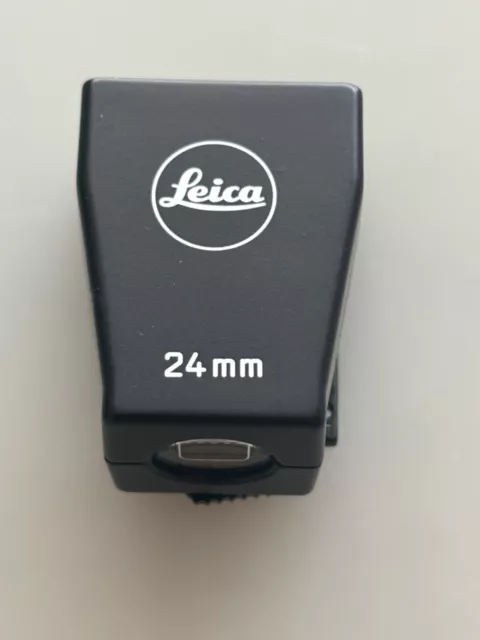 Leica 24mm Black Viewfinder unused mint condition