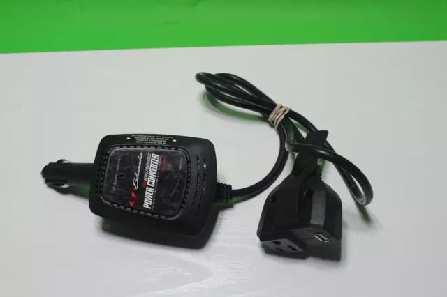 400W Ultra-Compact Car Inverter with 2x AC, 2x USB, 3.1A/Battery  Cables/Cigarette Lighter Adapter