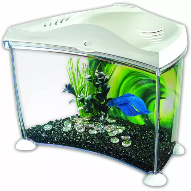 Marina Betta Siamese Fighter 7L Aquarium Fish Tank with Filter Heater Background