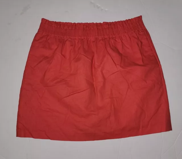 NWT JCrew Factory Sidewalk Skirt Size 12 Coral