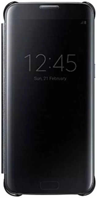 Samsung Clear View Etui pour Samsung Galaxy S7 Edge Noir