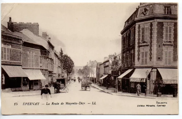 EPERNAY - Marne - CPA 51 - la route de Magenta Dizy