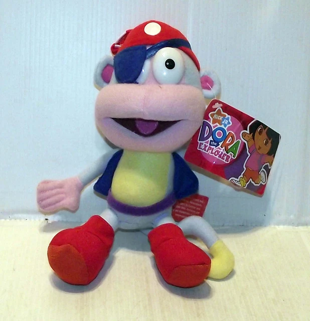 8& DORA THE Explorer Pirate Boots Monkey Soft Toy Plush £6.99 PicClick UK