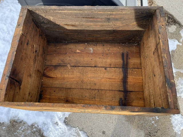 Vintage Atlas Powder Co Electric Blasting Caps Wood Crate Box Mining Explosives 3