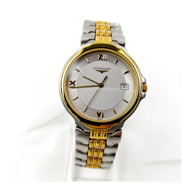 LONGINES UHR L56463 funktioniert normal 35mm Herren Silber X Gold ...