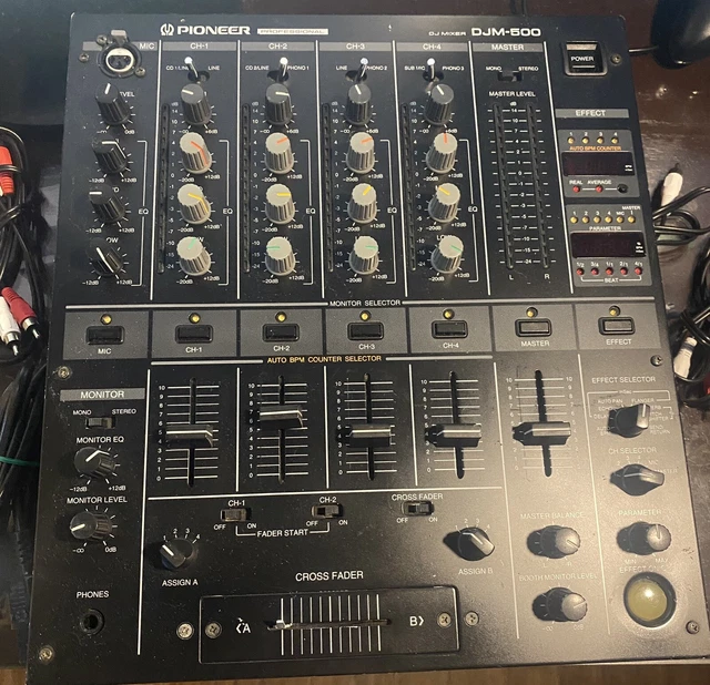 Pioneer DJM 500 Professional 4-Channel DJ Mixer Pioneer DJM 500 Professional 4-Channel DJ Mixer
