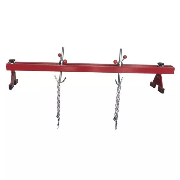 Engine Load Leveler 1100lbs Capacity Support Bar Transmission W/ Dual Hook Red