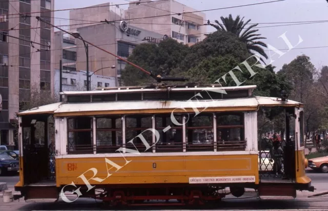 Original 1978 Mexico City Trolley Streetcar Kodachrome Slide #0 Mexico #2
