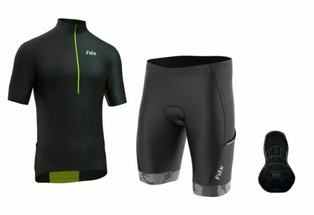 Men's Cycling Jersey Half Sleeve Bike Team Racing Top + shorts sets cycling Set