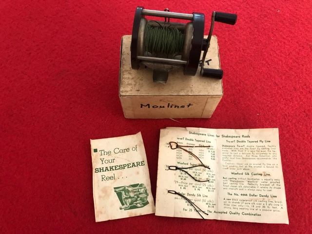 ANCIEN MOULINET L'ESSOR modele 1930 Rare diametre 8,5 cm bakélite made France EUR 139,00