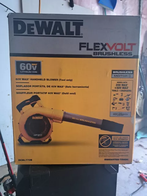 DEWALT DCBL770B 60V MAX Cordless Handheld Leaf Blower (Tool Only)