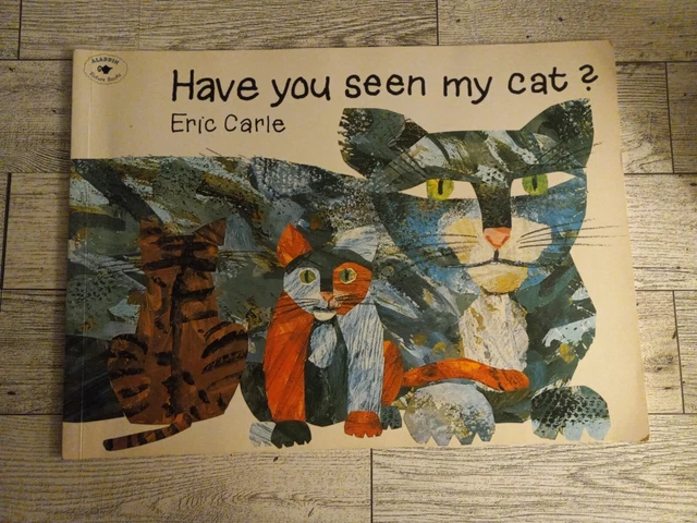 "Have You Seen My Cat?" Board Book By Eric Carle - Classic Kids Book GOOD Condition