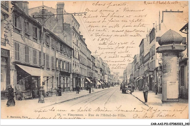CAR-AAIP11-94-1050 - VINCENNES - Rue de l'hotel de ville