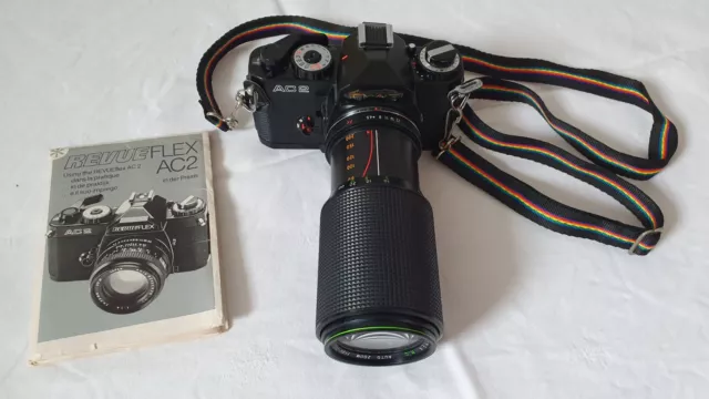 RevueFlex AC 2 Fotokamera mit Objektiv und Original Bedienungsanleitung