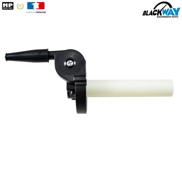Poignée de gaz universelle " Type Domino " En alu Noir
