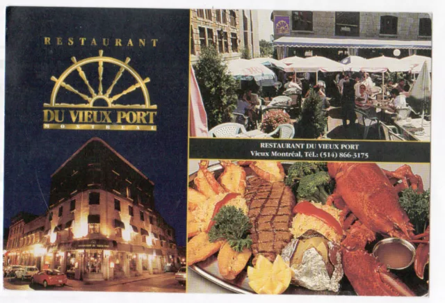 Old Montreal (Canada) Restaurant Du Vieux Port 1997