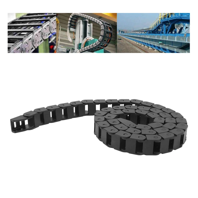 Wire Carrier Chain Easy To Install Fine Processing Nylon Cable Chain With End