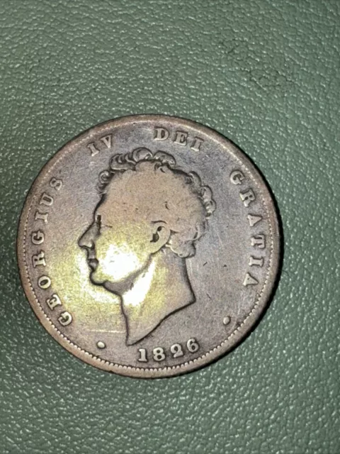 Great Britain George Iv 1826 One Shilling, Silver