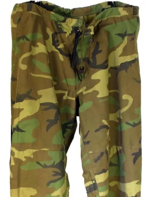 Goretex Pluie Pantalon USA Armée MVP As Véritable Production Bois Camouflage