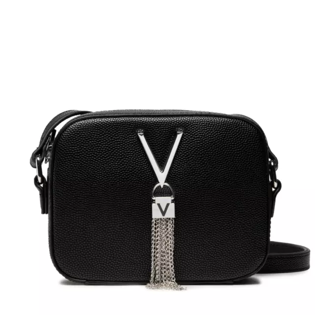 VALENTINO BY MARIO Valentino Marilyn Blu Velvet Cross Body Bag