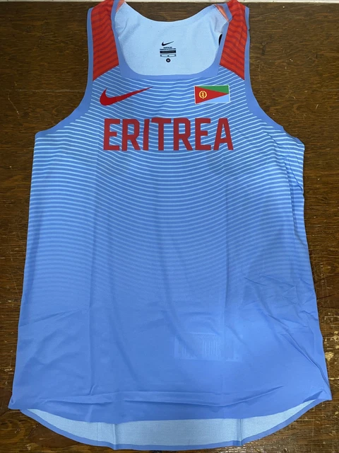 Nike Pro Elite Eritrea Track & Field Running Singlet Mens M Authentic Aeroswift