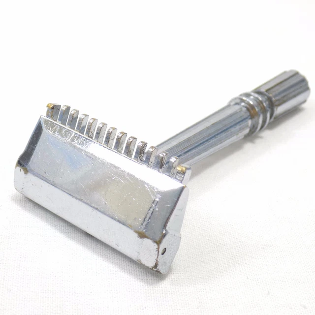 Vintage Gem Micromatic Single Edge Safety Razor 1930s USA (3)