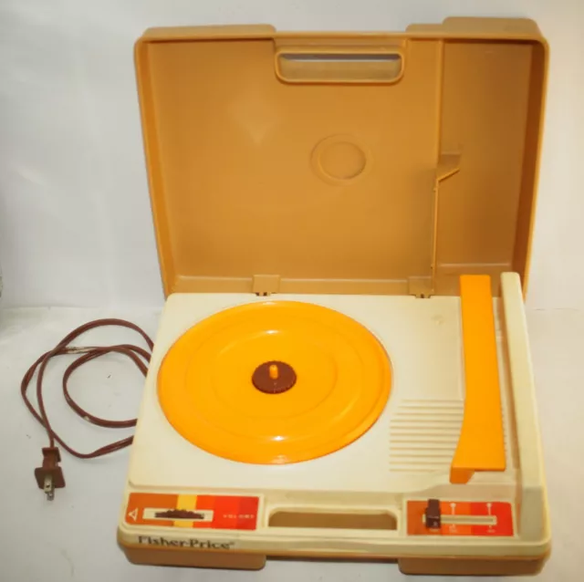Vintage 1978 Fisher Price Record Player Model 825 Phonograph Turntable Works