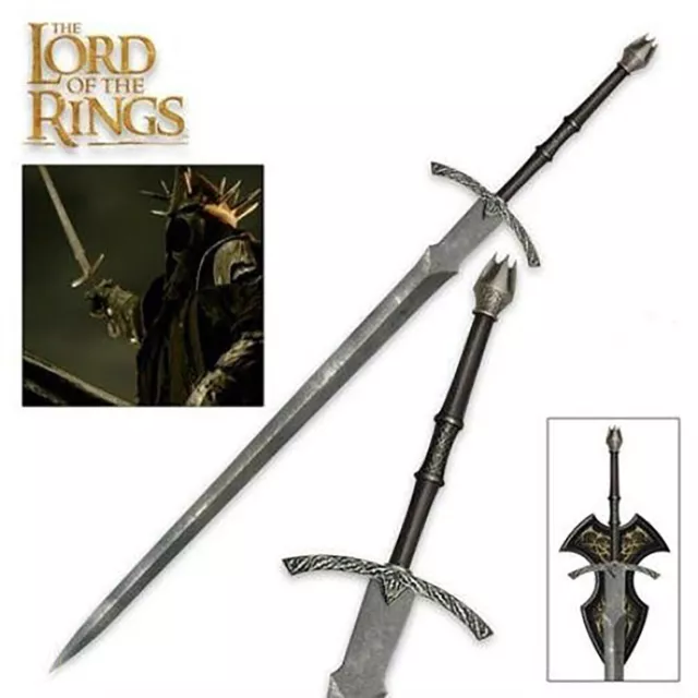 The Lord ofRings Witch-King Sword Handmade Replica of the Witching + WALL PLAQUE