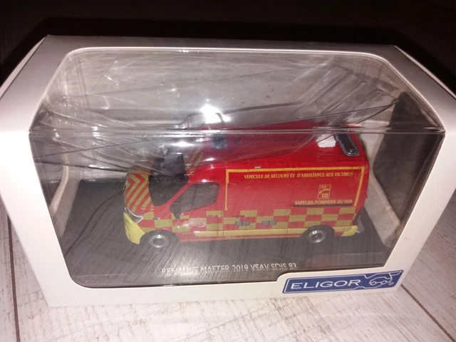 Eligor 118007 Renault Master VSAV - Pompiers SDIS 35 2019 - Échelle 1/43