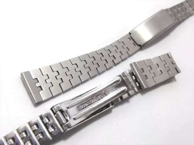 cinturino bracciale 100% acciaio orologi forniture attacco all'ansa 14 mm watch 2