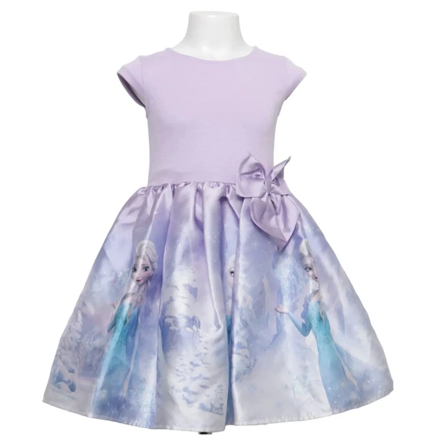 IWEMEK Robe Tutu Princesse à Pois Pour Fille – Déguisement Carnaval Avec Serre-tête Bandeau – 2-3 Ans – Rose Vif – Coton Confortable