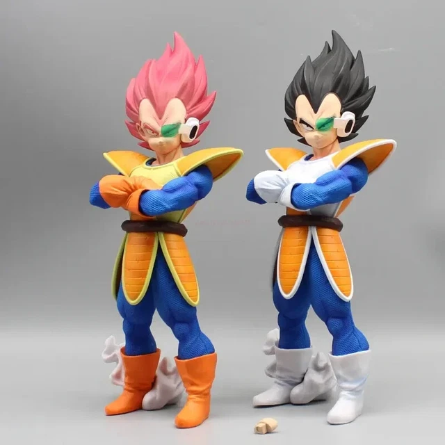 Deux Figurines Dragon Ball – Végéta Et Trunks Assis, 15cm, PVC, Collection