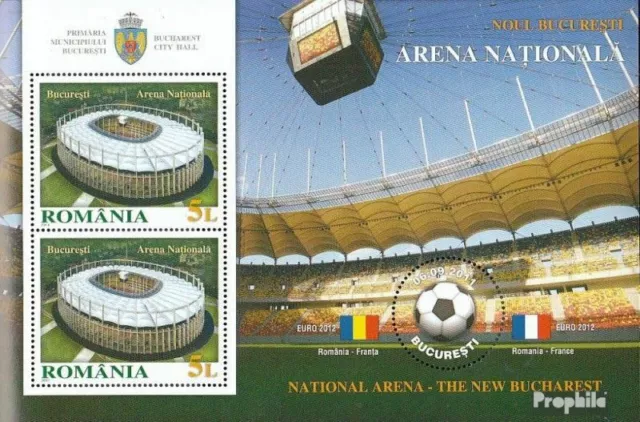 Rumania Bloque 513 (completa edición) nuevo con goma original 2011 Nationalarena