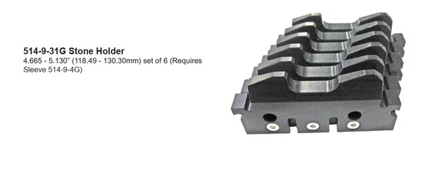 514-9-31G Stone holder (require 514-9-4G) fits Rottler H85A H86A H87A set 6 pcs
