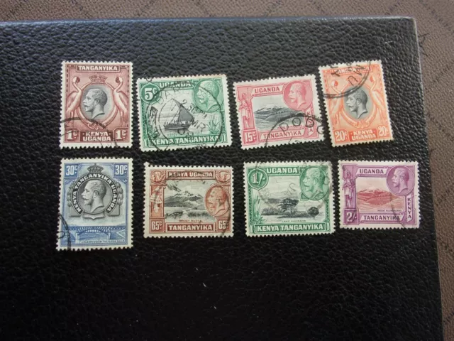 KENYA ET OUGANDA - timbre yvert/tellier n° 33 34 36/38 40/42 obl (A11)