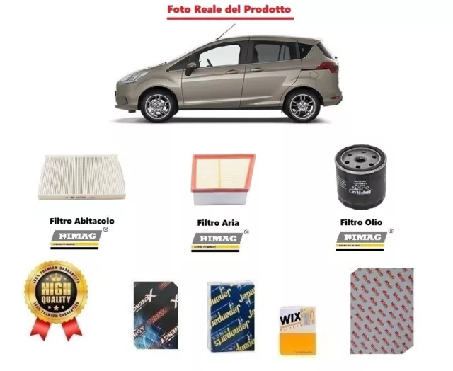 Kit de Filtres Entretien pour Ford B-Max 1.0 Ecoboost à Partir De 2012 IN Avant