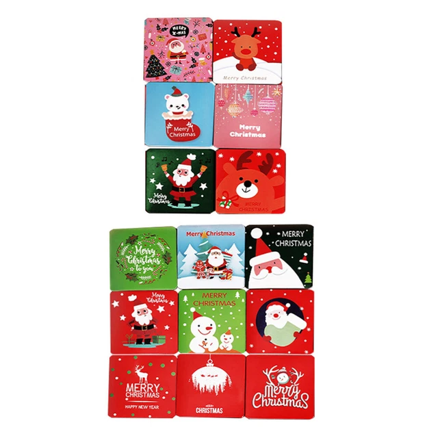 Set di 25 biglietti di auguri singoli con busta, forato DIN A5, 14,8 x 21 c, in carta kraft