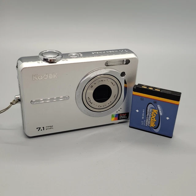 Kodak EasyShare C763 7.1MP Compact Digital Camera Silver Tested