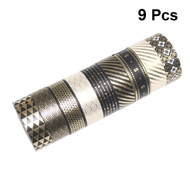 9 Rolls Fournitures De Fête De Vacances Décor De Noël Ruban Adhésif