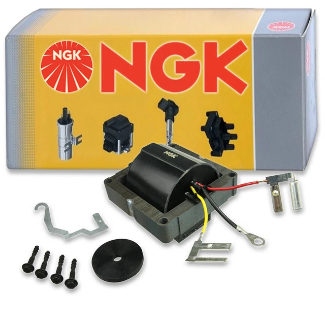 1 pc NGK Ignition Coil for 1977-1979 Buick Estate Wagon 5.7L V8 - Spark Plug to
