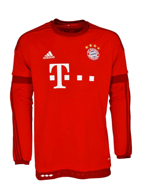 Adidas FC Bayern München HOME Jersey Jsy Trikot langarm 2015/16 Gr L Neu & OVP