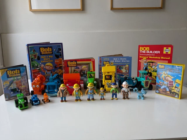 BOB THE BUILDER Bundle Vehicles, Figures, Books & DVDs £26.72 - PicClick UK