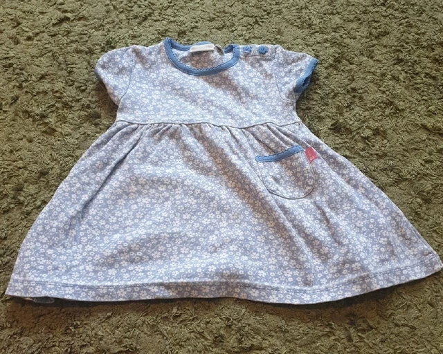 Jojo Maman Bebe blue floral dress age 6-12 months
